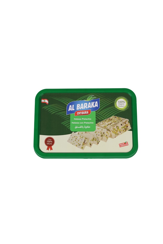 Halawa Pistachio Al Baraka 400g - حلاوة البركة فستق