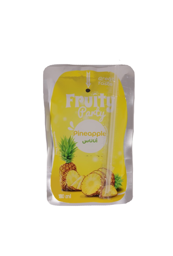 Fruity Party Pineapple 180 ml -عصير أناناس 
