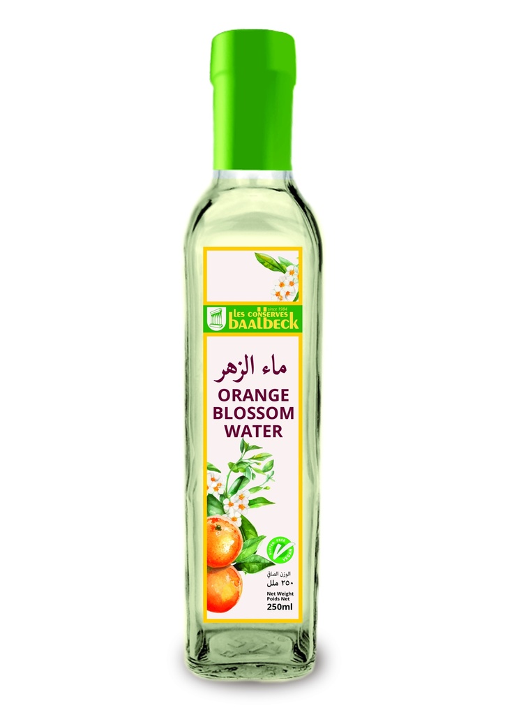 Orange Blossom Water 250ml - Baalback-ماء الزهر
