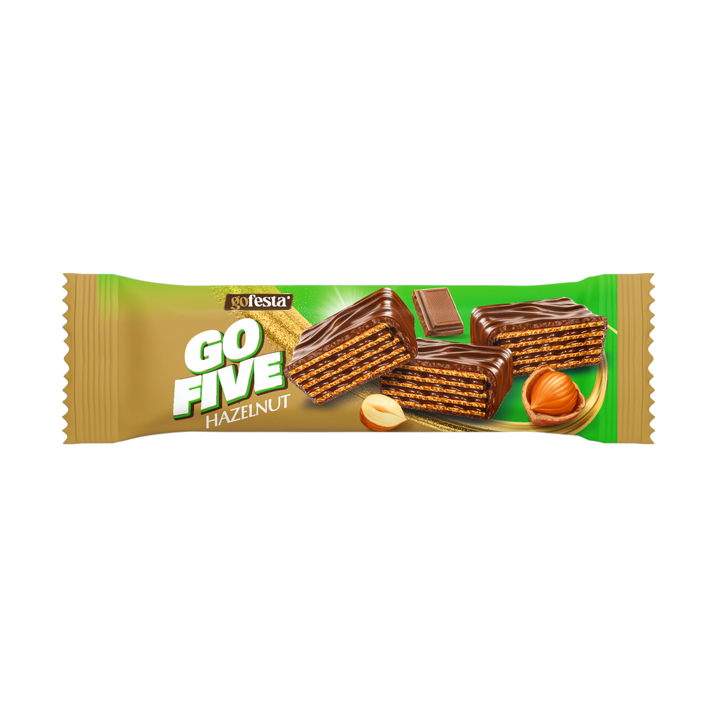 Go Five coated hazelnut cream 40g -كريمة البندق