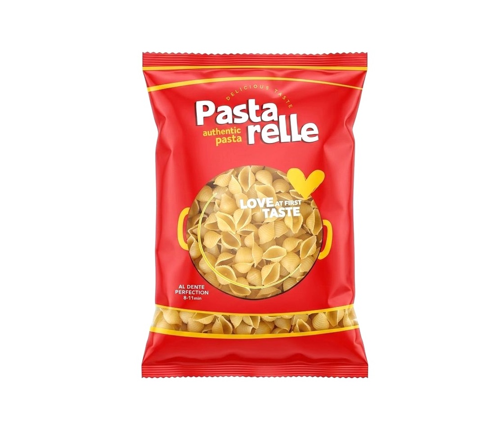 Pastarelle Conchiglie red 400g - صدفة وسط