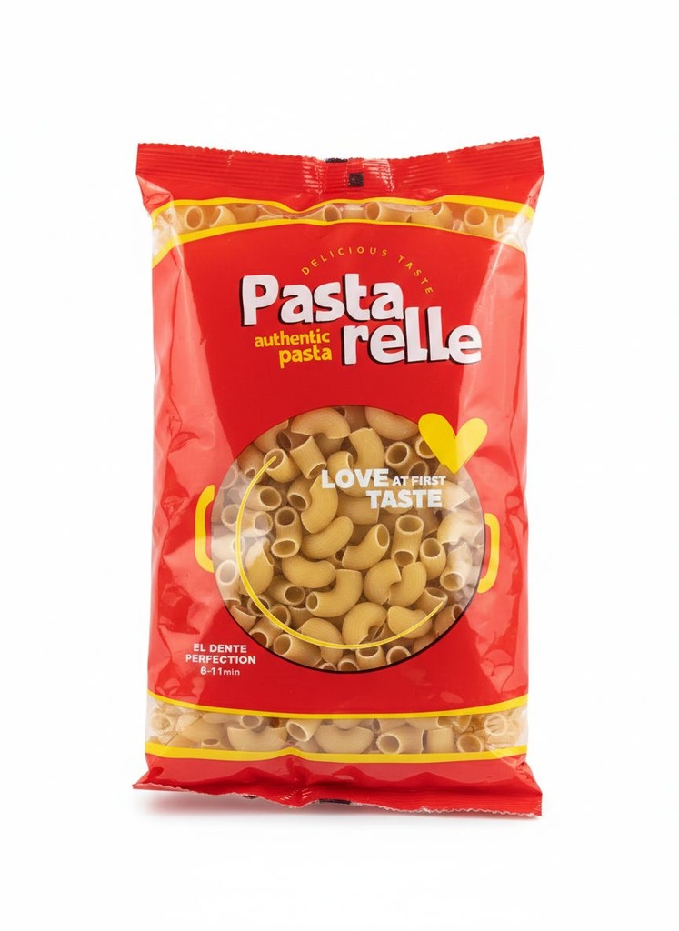 Pastarelle red 400g elbow pipe rigate - كوع خشن