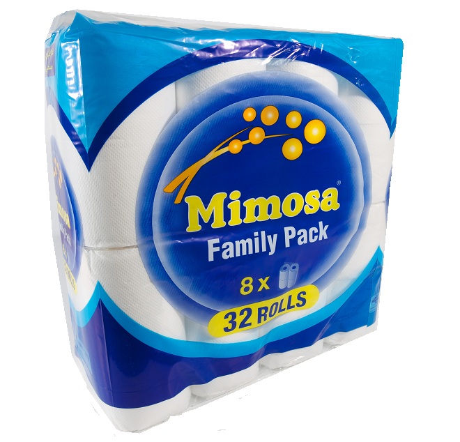 Mimosa toilet paper 32 rolls محارم تواليت