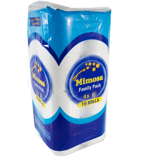 Mimosa toilet paper 16 rolls محارم تواليت