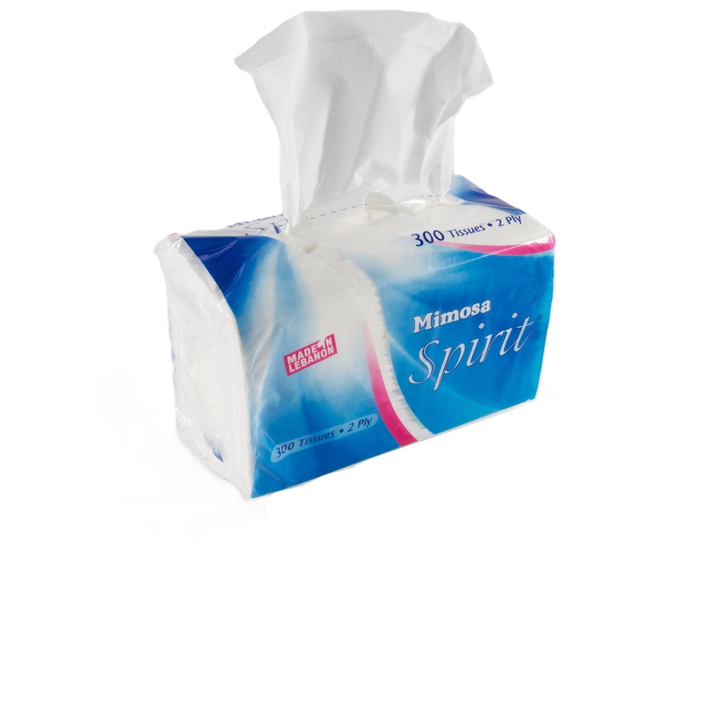 Mimosa facial spirit 300 tissues محارم 