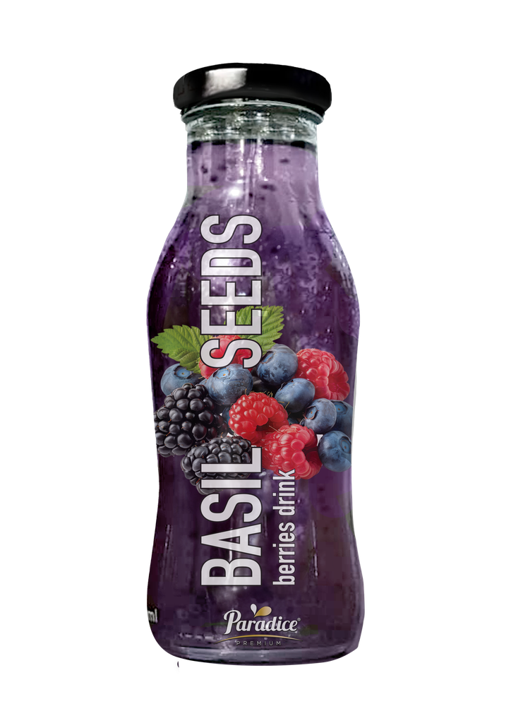 Paradice Basil Seeds Berries 250ml - توت مشكل 