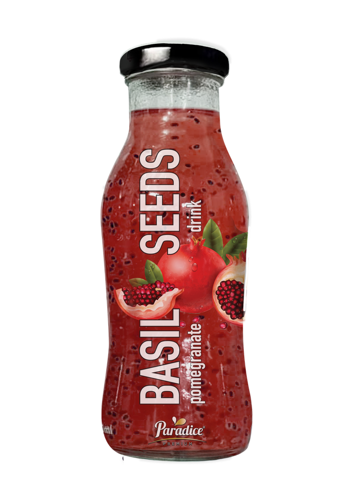 Paradice Basil Seeds pomegranate 250ml - رمان 