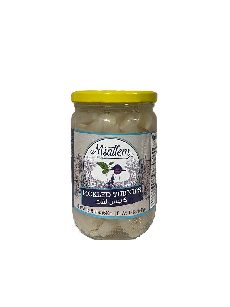 Turnip Pickles Jar 640g - Msallem مخلل لفت