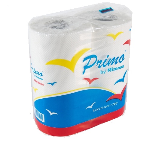 Primo toilet paper 4 rolls محارم تواليت 