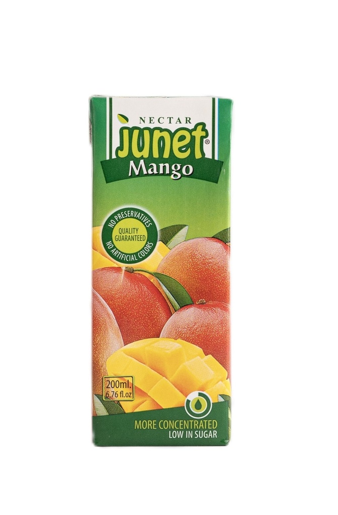 Carton Junet 200ml Mango /   كرتون جونيت مانجو 