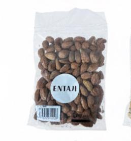 Entaji Roasted Salted Almonds 80g - لوز مالح