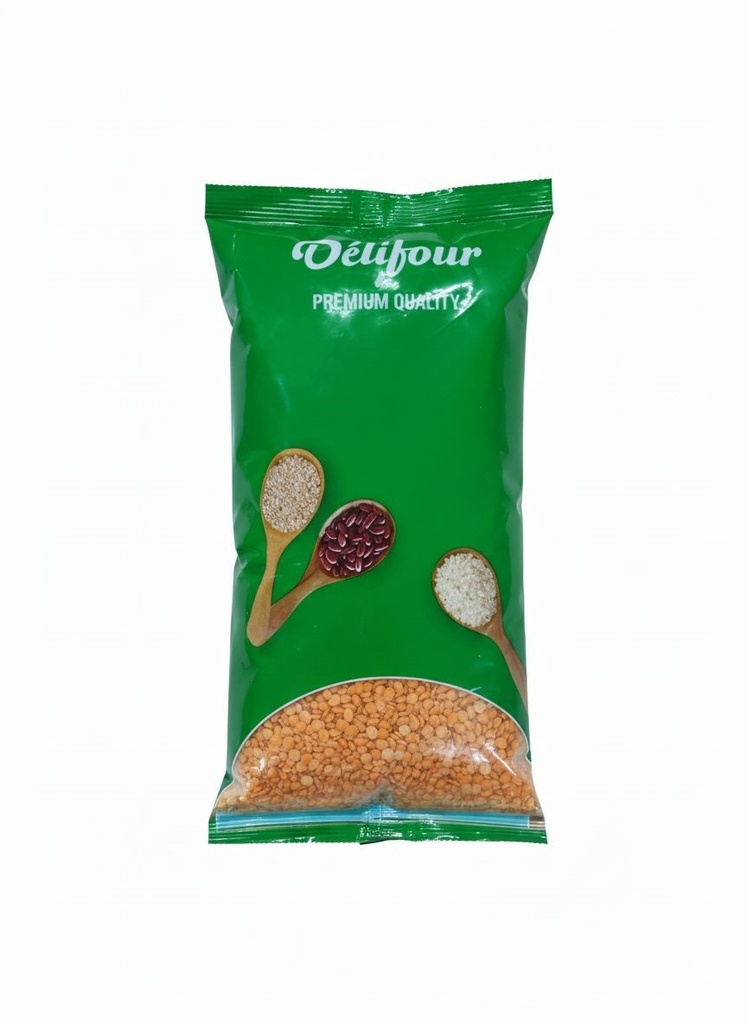 Red Lentils Split 900g -عدس احمر مجروش -Pulses -Delifour