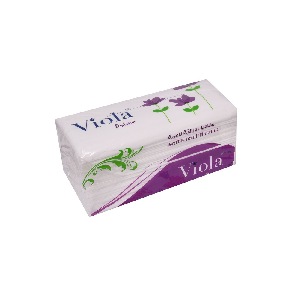 Tissue Facial Viola - Pack of 10 - 375GR 
