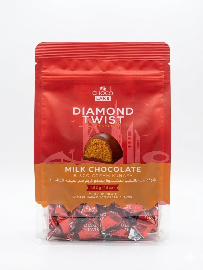 Diamond Twist kunafa bisco cream  450g 