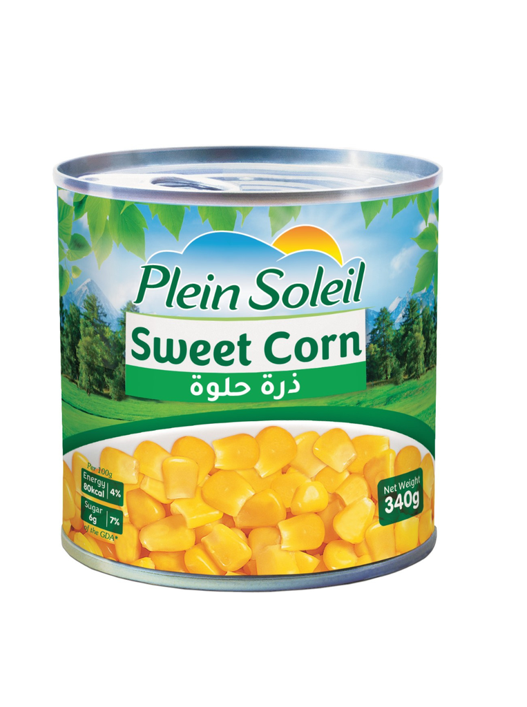 Plein Soleil Sweet corn 340g- ذرة حلوة 