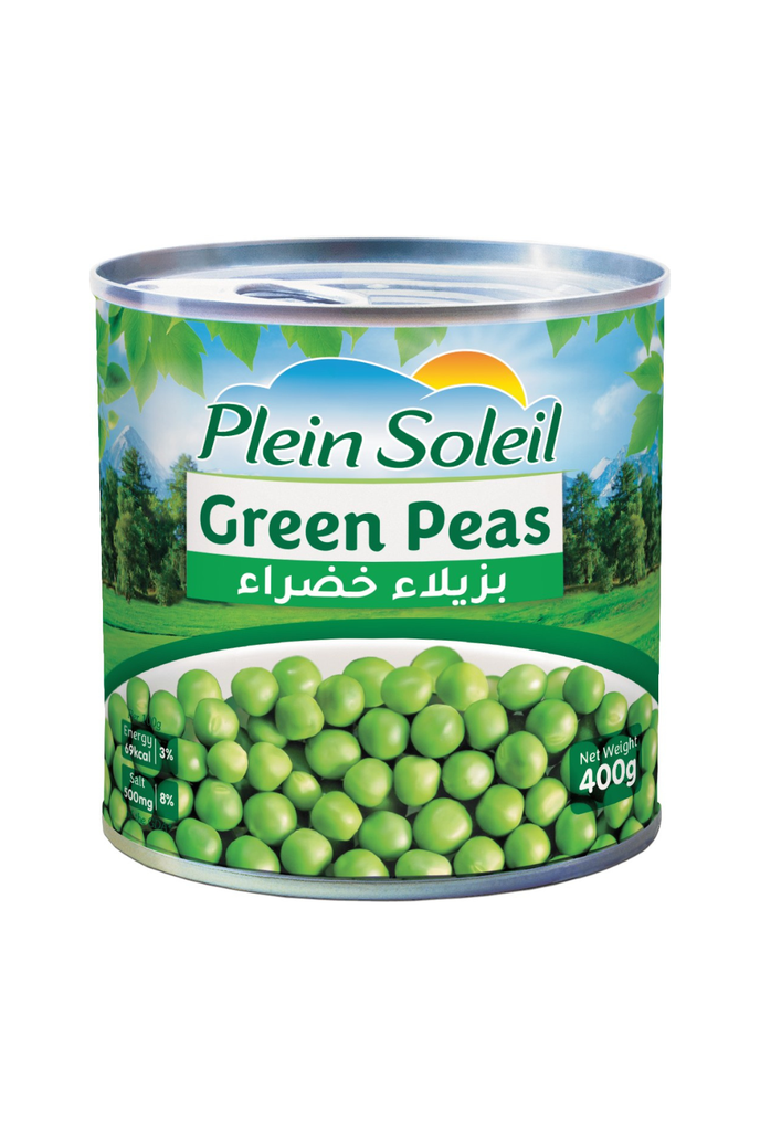 Plein Soleil Green peas 400g - بذيلاء خضراء 
