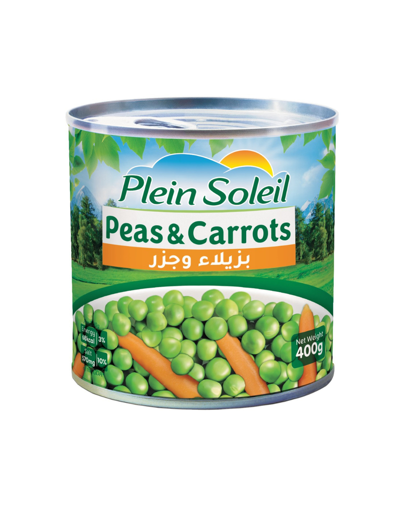 Plein Soleil Peas & carrots 400g - بذيلاء وجزر