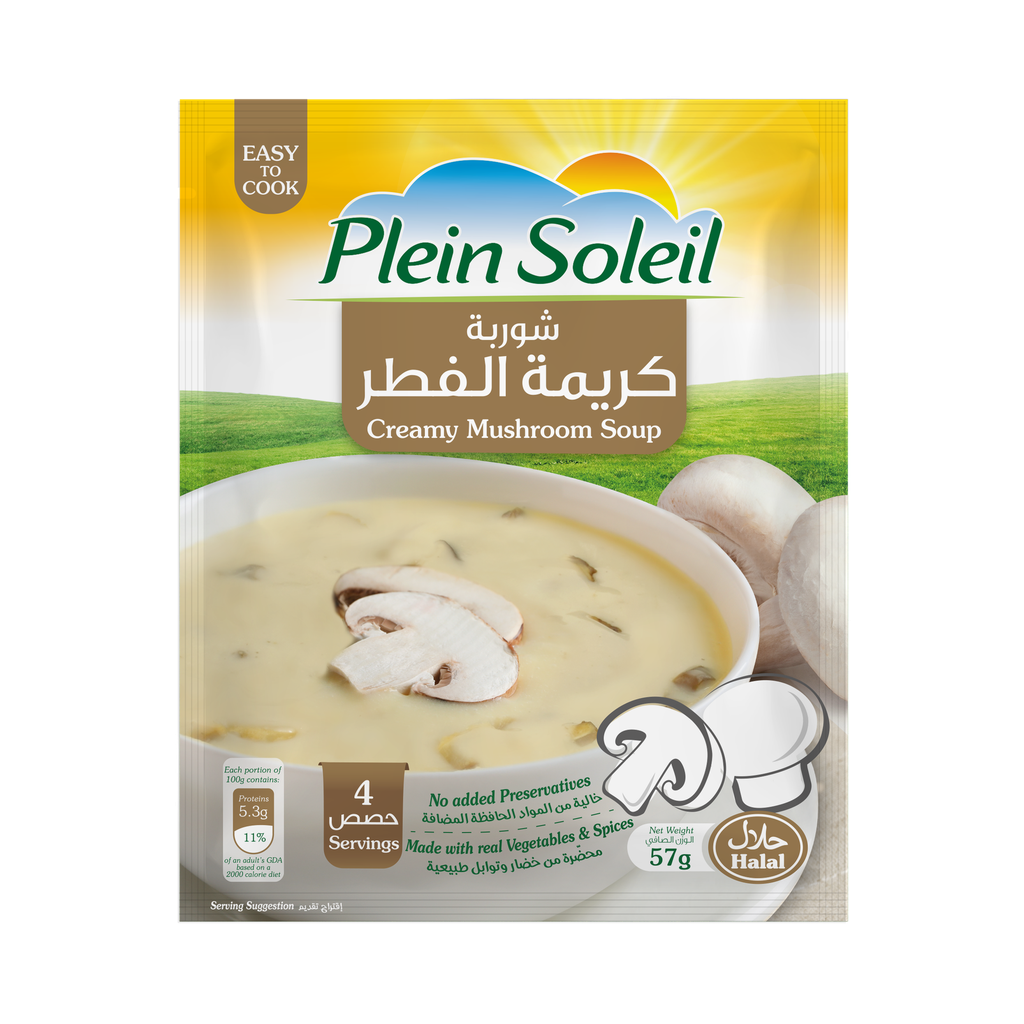 Plein Soleil creamy mushroom soup 57g - شوربة كريمة الفطر