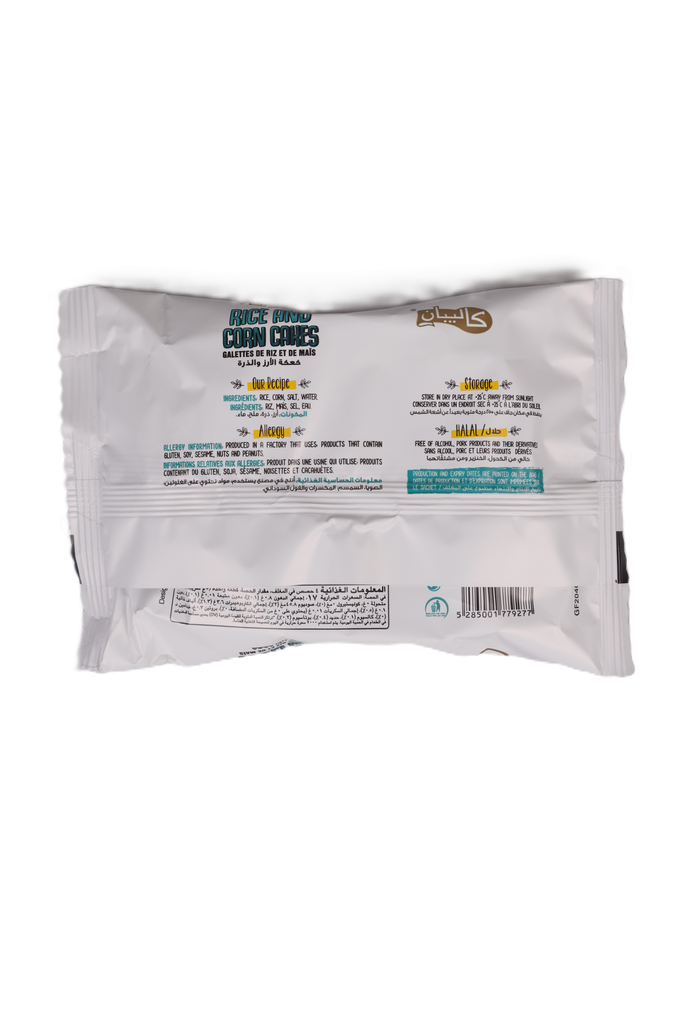 Calipain Crok corn& Rice Cakes 4pcs 20g