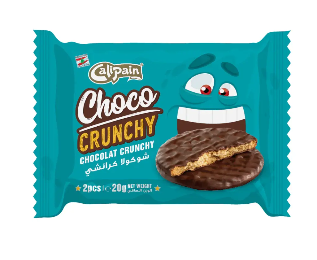 Calipain Choco Crunchy 2pcs 20g-شوكولاتة مقرمشة