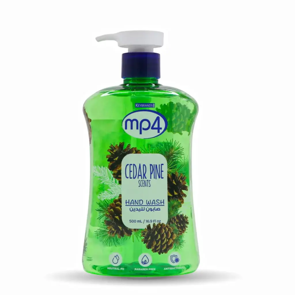 MP4 Hand Wash Cedar Pine  500 ML- غسول يدين برائحة خشب الأرز والصنوبر