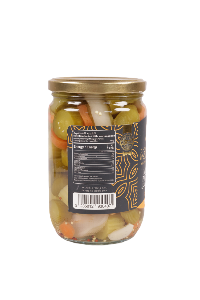 Mixed Pickles 640ml - Khan AlKhawaja - مخلل مشكل