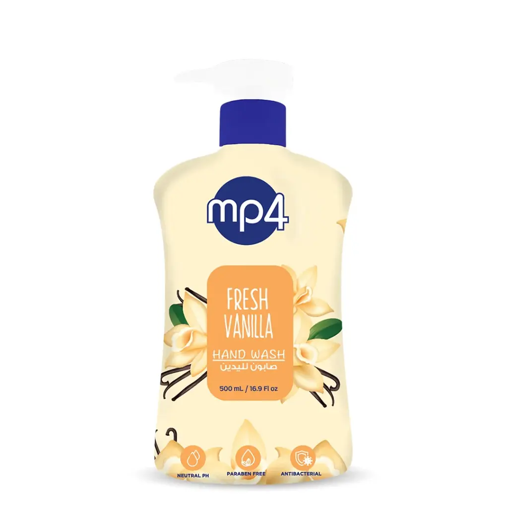 MP4 Hand Wash Fresh Vanilla 500ml -غسول لليدين بالفانيليا المنعشة