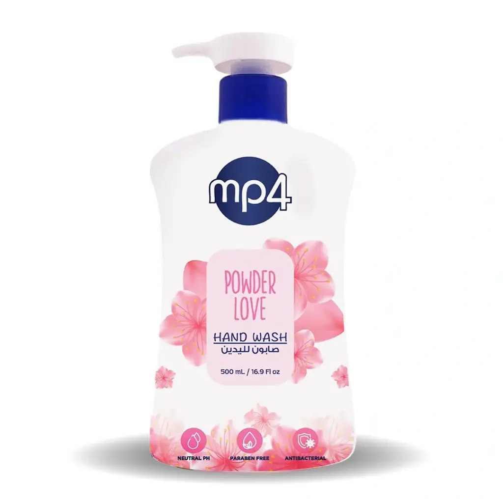 MP4 Hand Wash Powder Love 500ml -غسول لليدين بودر لوف