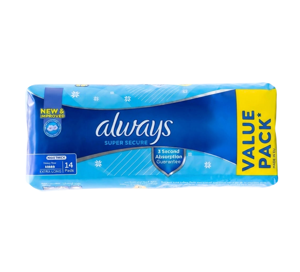 Always 3in1 Maxi Thick X-Long 14's - أولويز ماكسي سميكة ٣ في ١ طويلة جداً