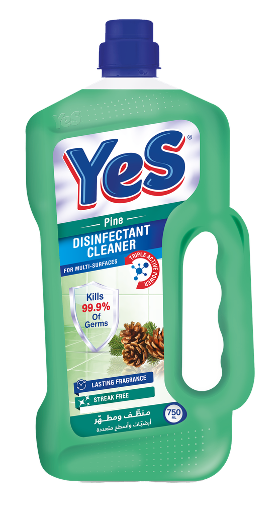 Yes Floor Cleaner Pine 750ml - يس منظف ​​أرضيات برائحة الصنوبر
