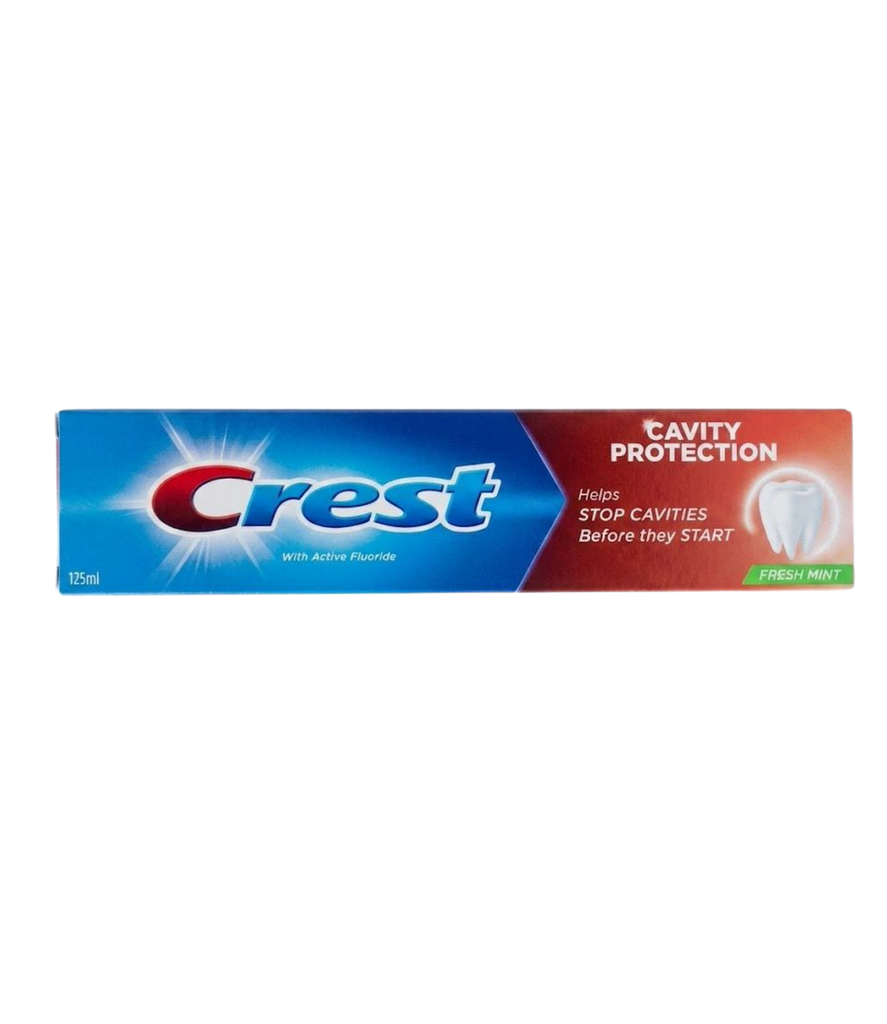 Crest Cavity Protection Toothpaste Fresh Mint 125ml - كرست معجون أسنان للحماية من التسوس بنكهة النعناع المنعش 