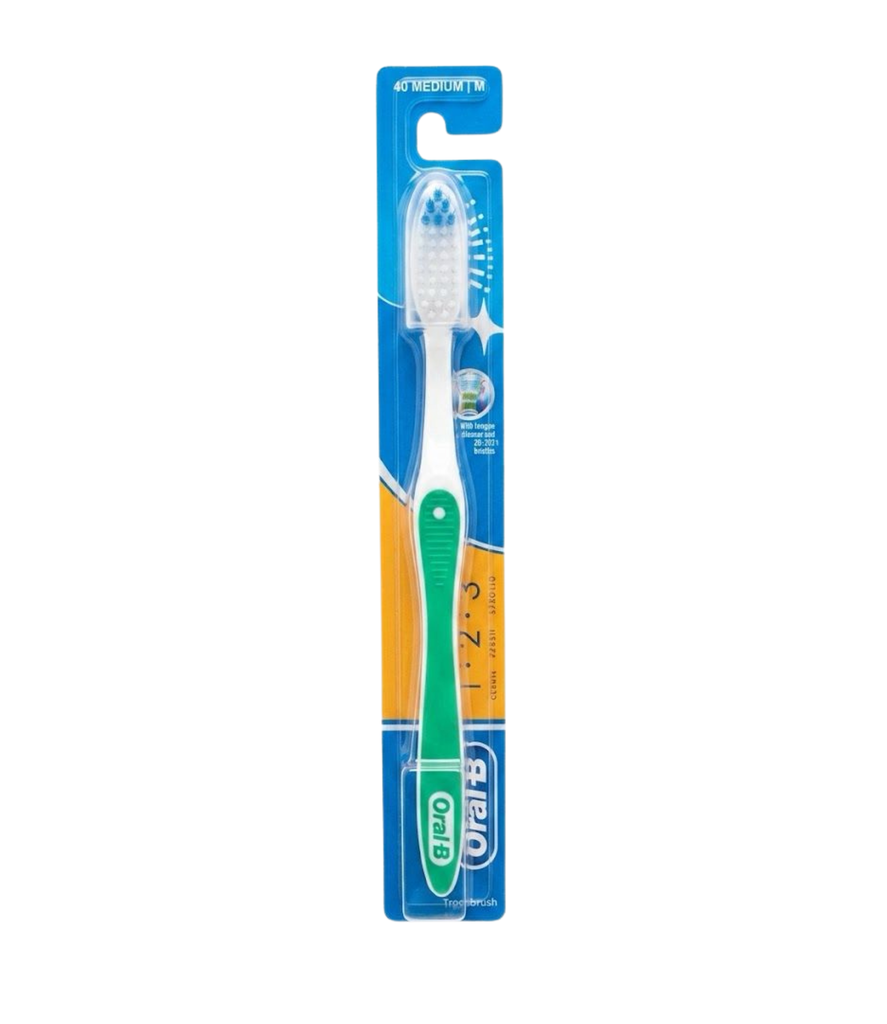 Oral B 123 Toothbrush Medium 1's - فرشاة أسنان أورال-بي ١٢٣ (متوسطة النعومة)
