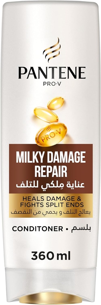 Pantene Conditioner Milky Damage Repair 360ml - بلسم بانتين ميلكي لإصلاح الشعر التالف