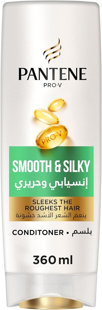 Pantene Conditioner Smooth & Silky 360ml - بلسم بانتين ناعم وحرير"