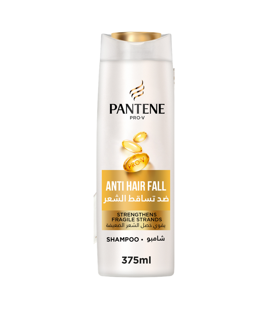 Pantene Shampoo Anti Hair Fall 375ml - شامبو بانتين   ضد تساقط الشعر