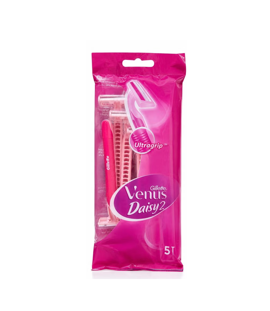 Gillette Venus Daisy 2 Razors for Women 5's - شفرات حلاقة جيليت فينوس ديزي ٢ للنساء