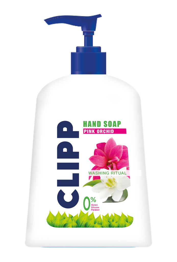 Clipp Hand Soap Pink Orchid 500ml - كليب صابون اليدين برائحة الأوركيد الوردي