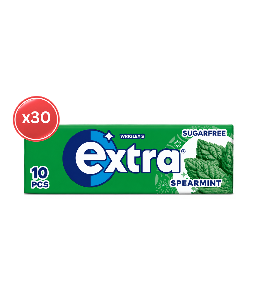 Extra Spearmint Chewing Gum Pellet - 30x14g - علكة إكسترا بنكهة النعناع الأخضر