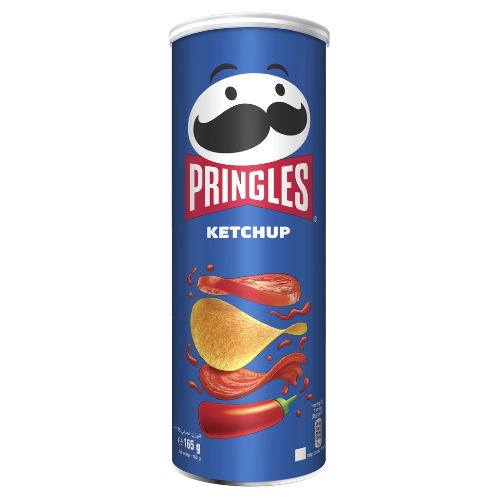 Pringles Ketchup  - 165g برينجلز بنكهة كاتشب
