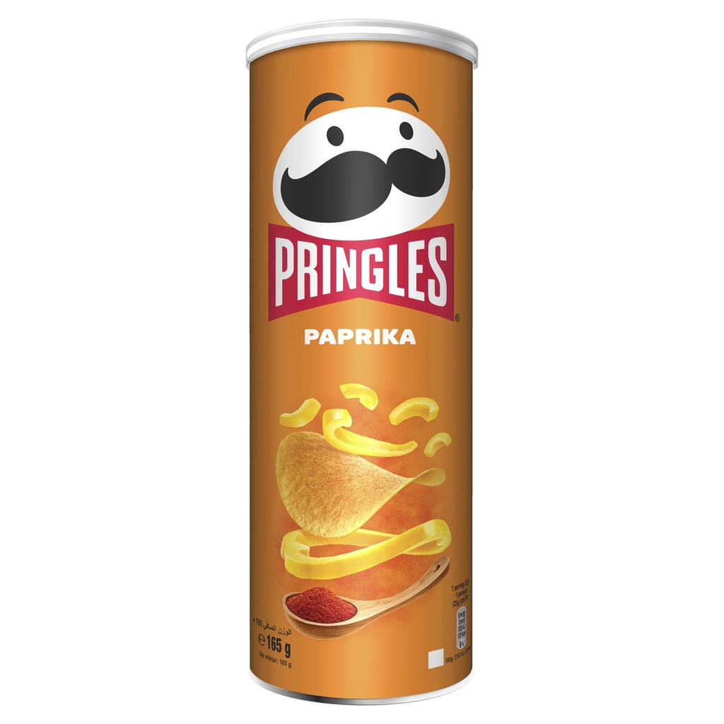 Pringles Paprika- 165g برنجلس نكهة البابريكا
