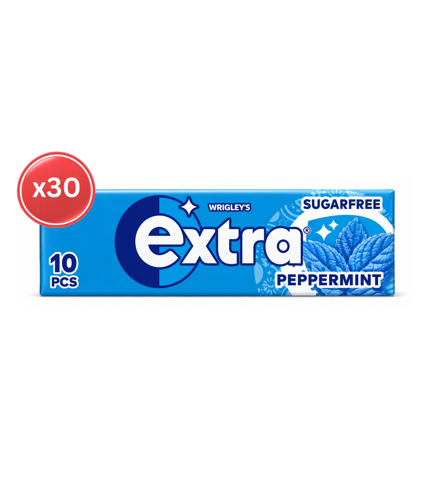 Extra  Peppermint Chewing Gum Pellet - 30x14g- علكة إكسترا بنكهة النعناع الفلفلي