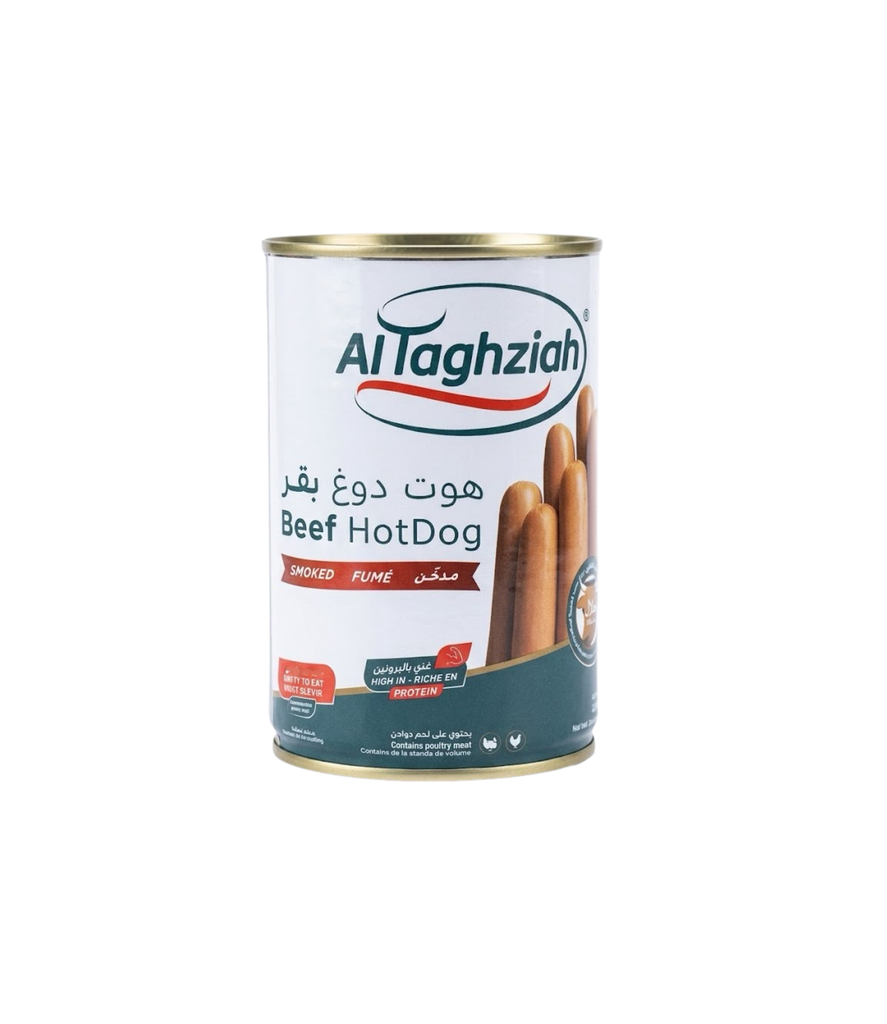 Al Taghziah Beef Hot Dogs 210g - التغذية لحم هوت دوغ