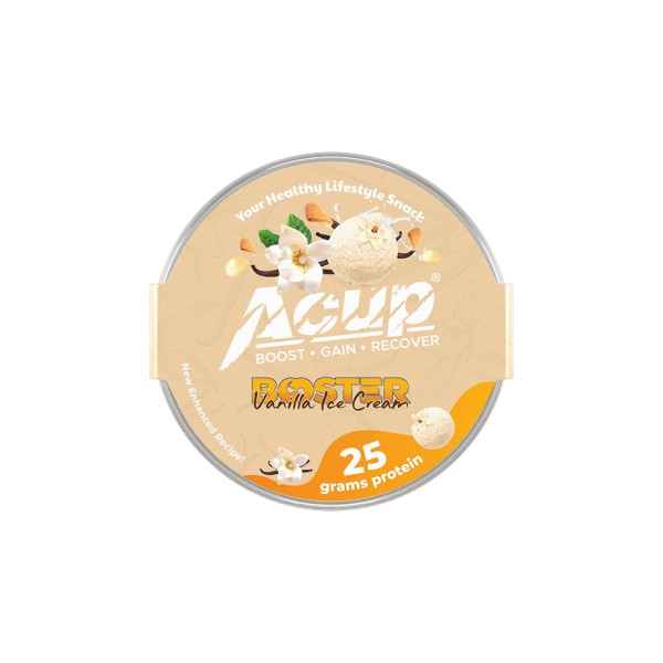A Cup - Booster Vanilla Ice Cream  25g Protein - كوب بروتين  آيس كريم فانيلا