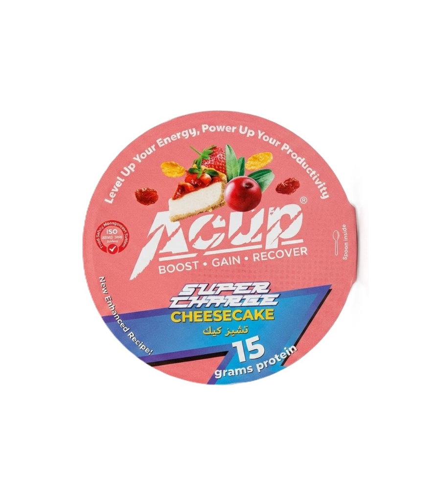 A Cup - Super Charge Cheese Cake - 15g Protein - سوبر تشارج تشيز كيك