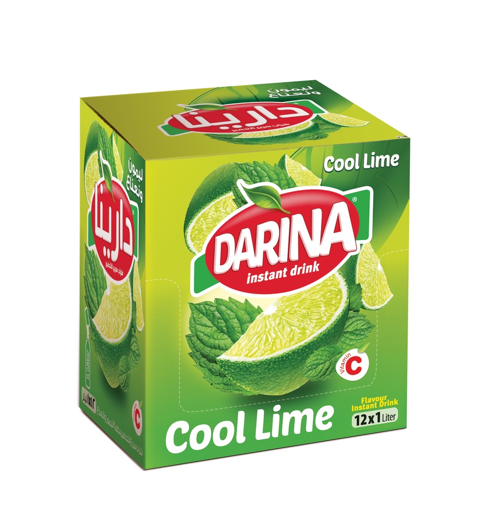 Darina - Instant Drink Cool Lime - 12x25g - انستنت درنك كول ليم