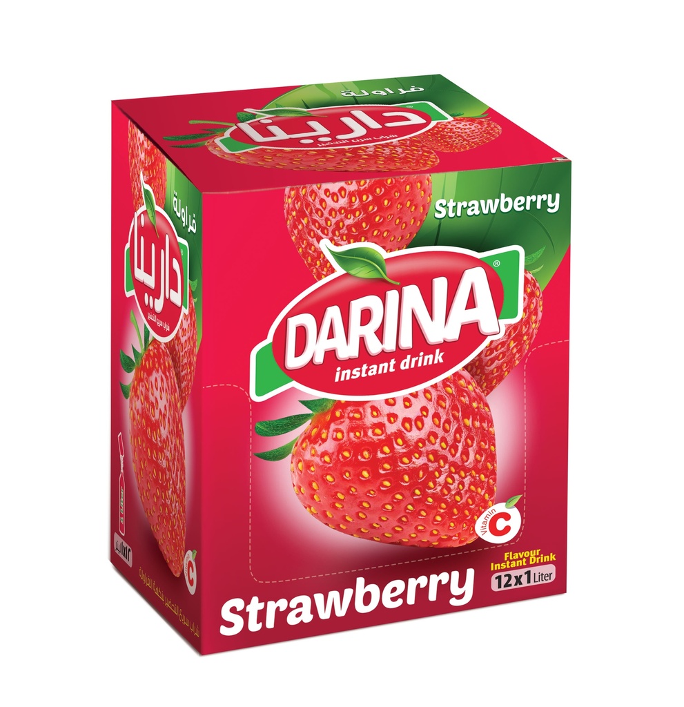 Darina - Instant Drink Strawberry - 12x25g - انستنت درنك فريز