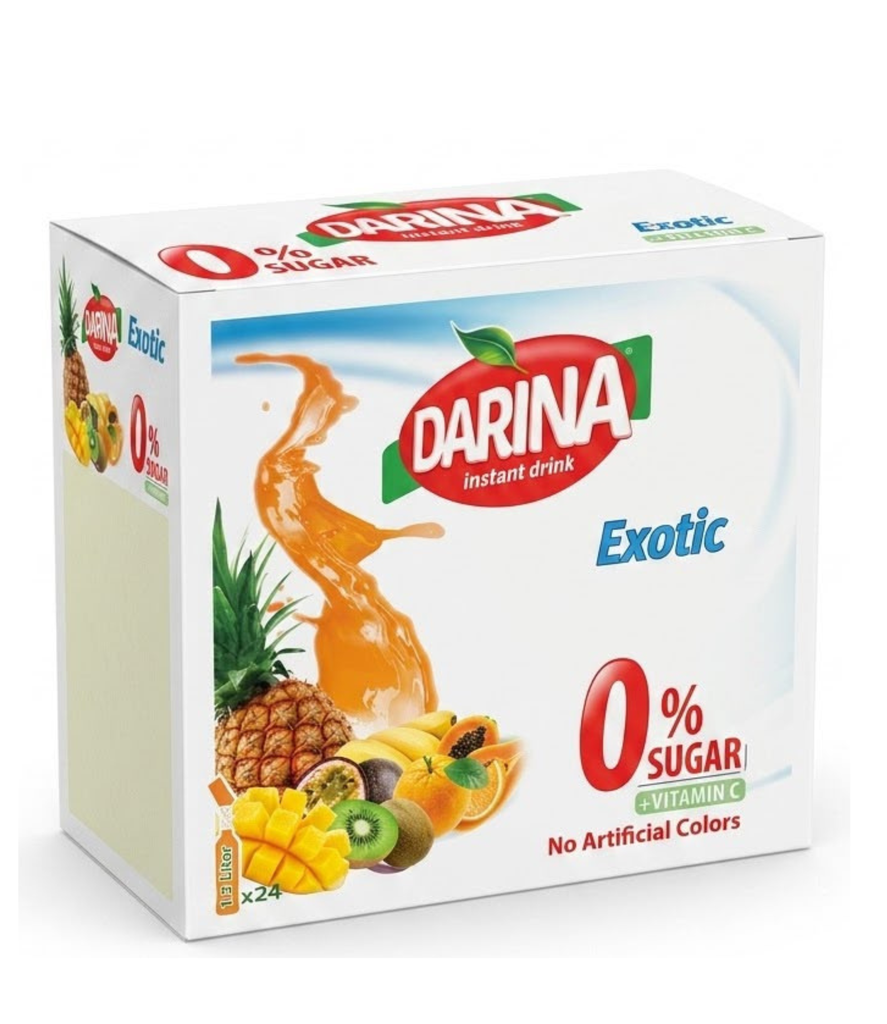 Darina - Instant Light Drink Exotic Fruits - 24x12g - انستنت لايت درنك اكزوتيك فرويتس