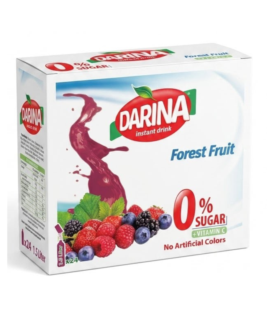 Darina - Instant Light Drink Forest Fruit - 24x9g - انستنت لايت درنك فورست فرويت