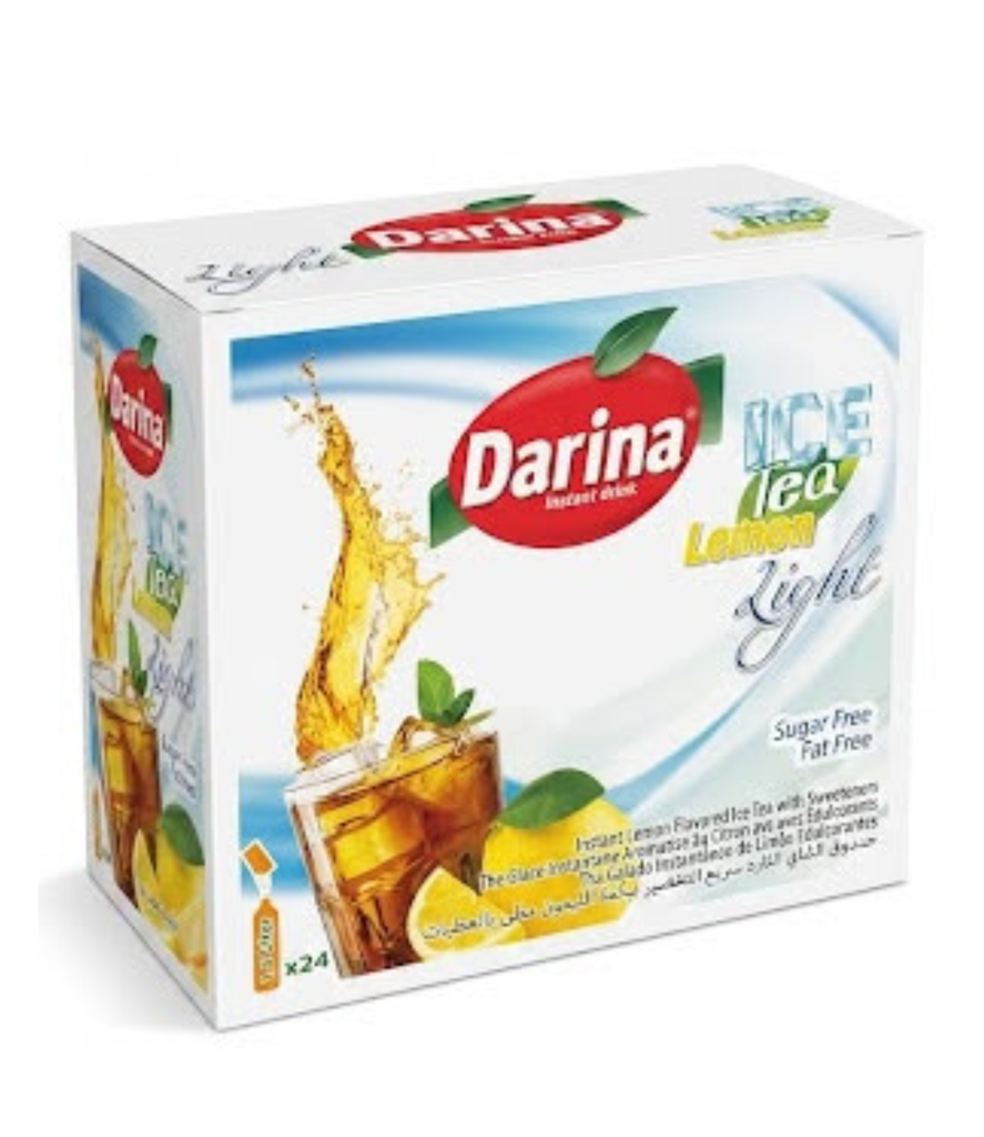 Darina - Instant Light Drink Ice Tea Lemon - 24x8g - انستنت لايت درنك ايس تي لمون 