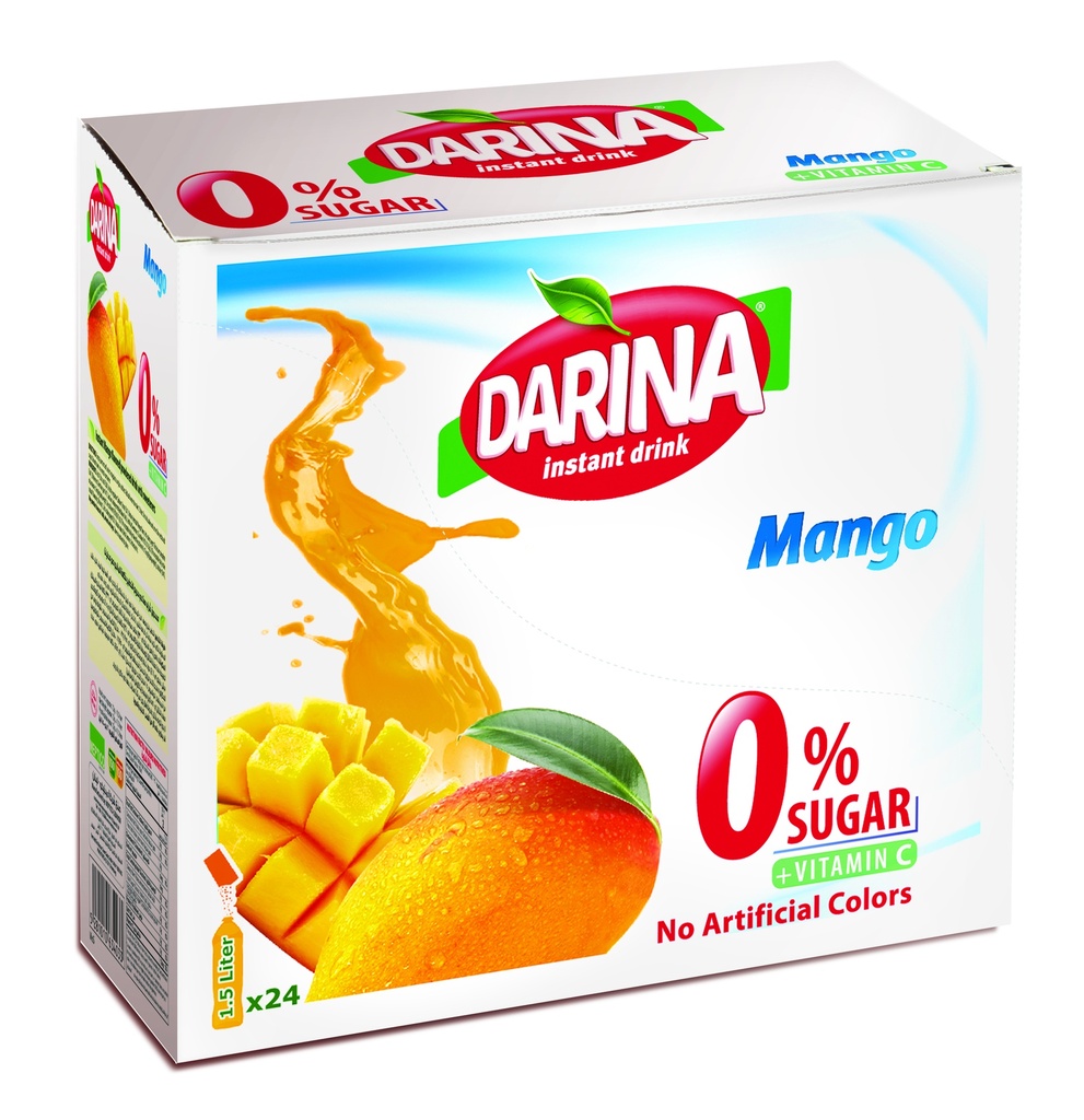 Darina - Instant Light Drink Mango - 24x12g - انستنت لايت درنك مانجو
